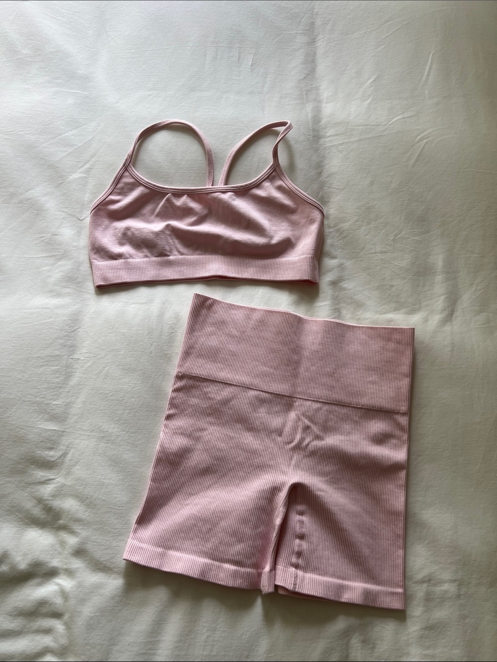 Aritzia TNA Workout Set Pink Size S